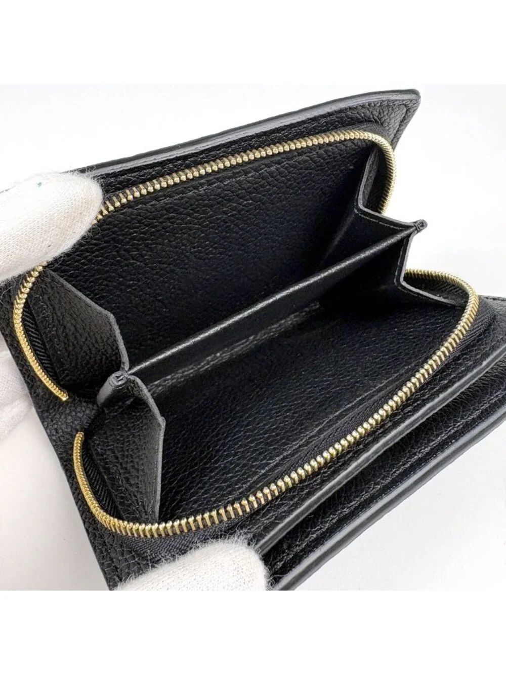 Louis Vuitton Portefeuille Clair Bifold Wallet Monogram Empreinte Noir